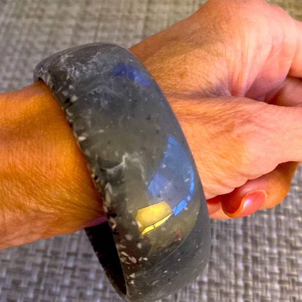 Grey and white bracelet